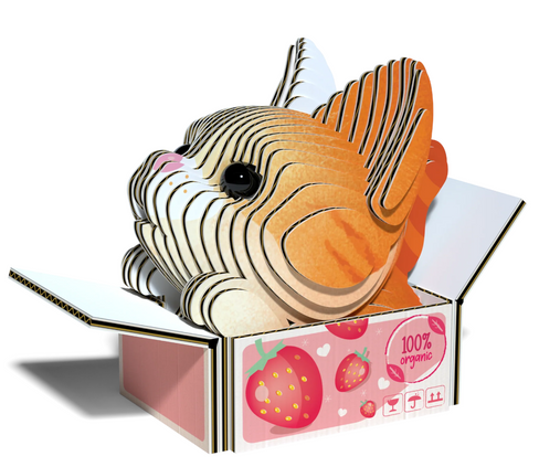 EUGY Orange Tabby Cat Pumpkin 3D Puzzle #087 - Manufacturer main image EUGY Orange Tabby Cat Pumpkin 3D Puzzle #087 - Manufacturer main image