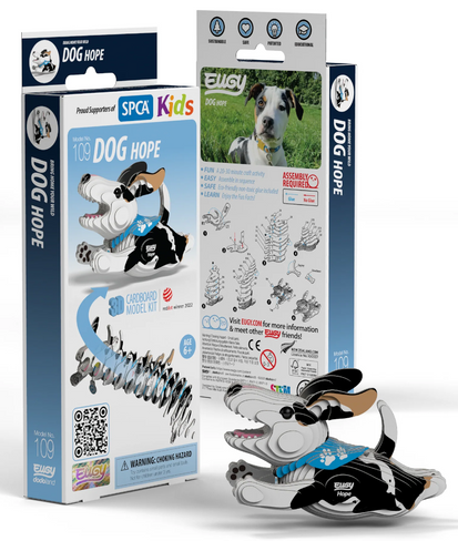 EUGY Hope the Dog 3D Puzzle #109 - Package image EUGY Hope the Dog 3D Puzzle #109 - Package image