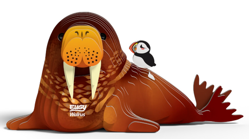 EUGY Walrus 3D Puzzle #107 - Manufacturer hero image EUGY Walrus 3D Puzzle #107 - Manufacturer hero image