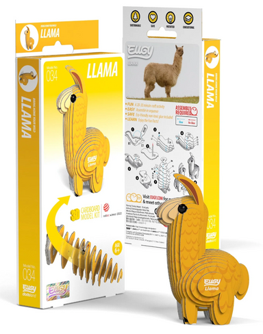 EUGY Llama 3D Puzzle #034 - Package image EUGY Llama 3D Puzzle #034 - Package image