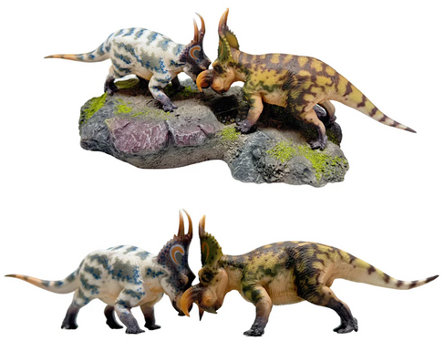 Haolonggood Einiosaurus Combat Scene Set #183 image with / without base