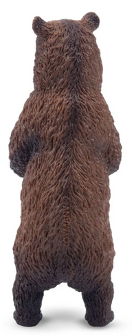 Toymany - Brown bear Standing #00508 - rear view image