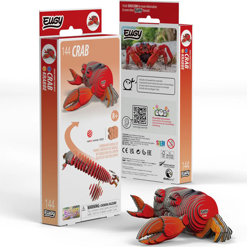 EUGY Crab 3D Puzzle #144 - Main Picture