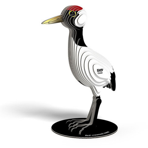 EUGY Crane 3D Puzzle #125 - Left Front View