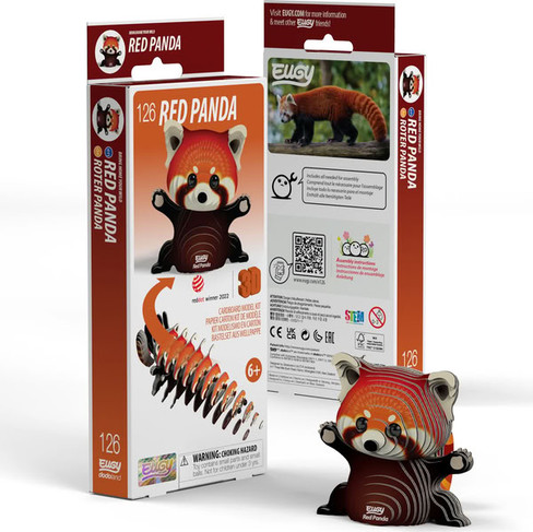 EUGY Red Panda 3D Puzzle #126 - Main Picture