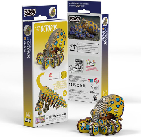 EUGY Octopus 3D Puzzle #147 - Main Picture