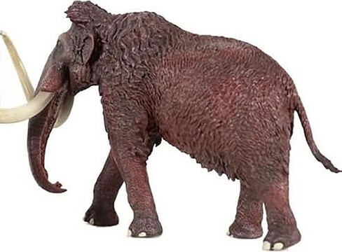 Haolonggood Mammuthus Primigenius - Reddish Brown #007-A - Left Rear View