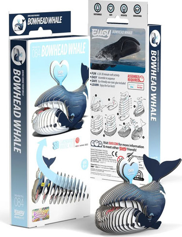 EUGY Bowhead Whale 3D Puzzle #084 - Main Picture
