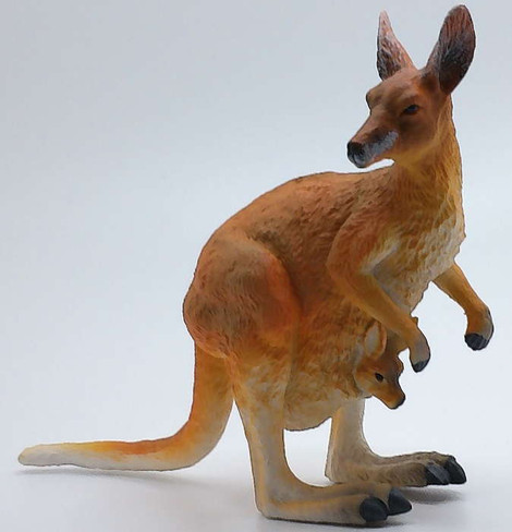 送料無料の商品 #88942 Male - Kangaroo Red CollectA - Alert and Upright 特撮