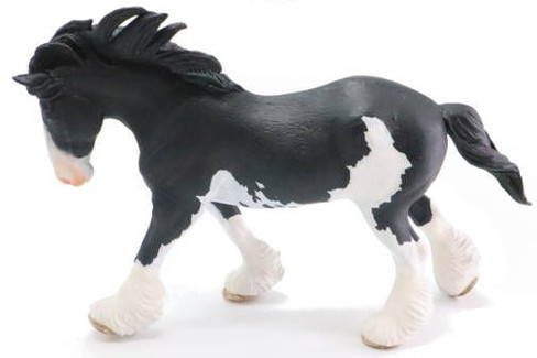 Clydesdale Stallion Black Sabino (CollectA)