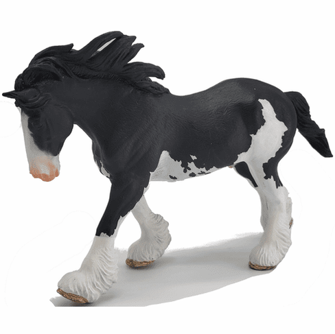 Clydesdale Stallion Black Sabino (CollectA)