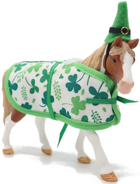 Festive Saint Patrick's Day Blanket & Hat Set