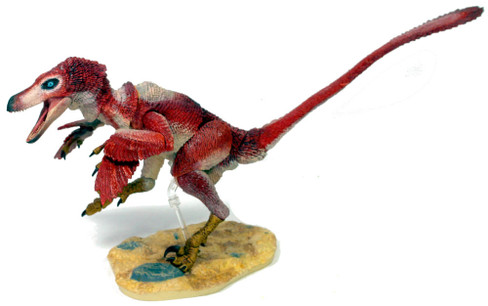 Velociraptor osmolskae Red (Beasts of the Mesozoic)