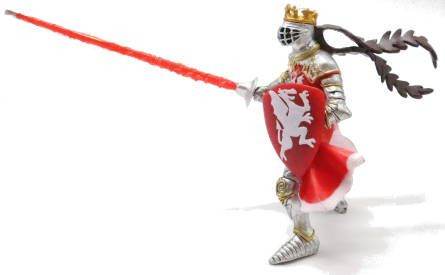 Papo Knights - Dragon King Red 39386 - Extended Lance Weapon