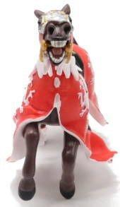 Papo Dragon Kings Horse Red #39388 - Dragon Crest on Tunic