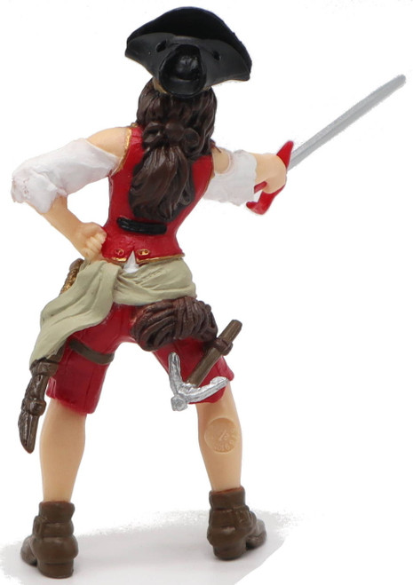 Papo Lady Pirate with Sword - Rear View