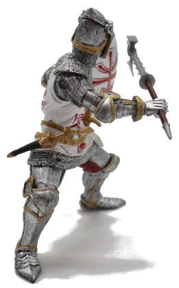 Papo Germanic Knight #39947 - Face Shield Raises and Lowers