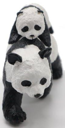 Papo(パポ) パンダ親子 PVC PA50071 6g7v4d0 Papo Panda and Baby #50071 - Mommy Giving Baby a Ride