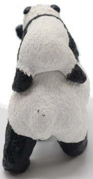 Papo Panda and Baby #50071 - Mommy Giving Baby a Ride