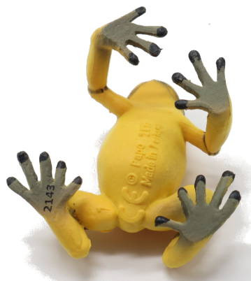 ※ぽてと Papo Equatorial Frog - Yellow #50174 - Brilliant Coloring