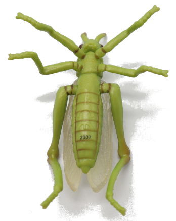 ぽぽぽ Papo Grasshopper #50268 - Hypnotic Green - Ready to hop