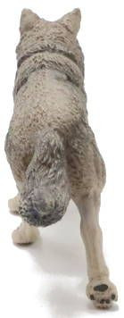 Papo Forest Animals, Grey Wolf #53012 - Piercing Yellow Eyes