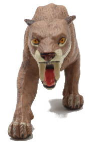 Papo Hunting Smilodon #55022 - Muscular Hunter, Chasing Prey