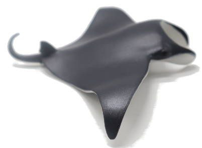Papo Sea Life - Manta Ray #56006 - Dark Black Coloring