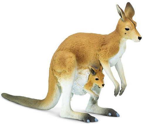 Safari Ltd. Kangaroo with Joey #100108 - Baby on Board