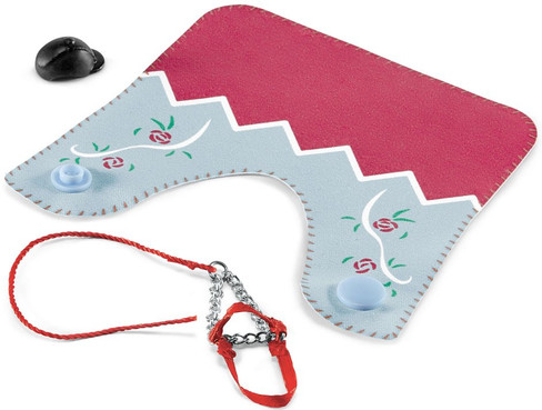 Schleich Toy Horse Accessories - Hannah & Cayenne Blanket + Halter