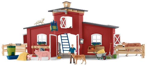 Red Barn with Animals and Accessories (Schleich)