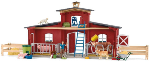 Red Barn with Animals and Accessories (Schleich)