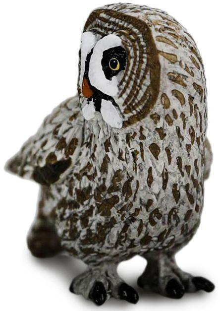 Great Grey Owl #100691 (Safari Ltd.) Piercing precise Eyes