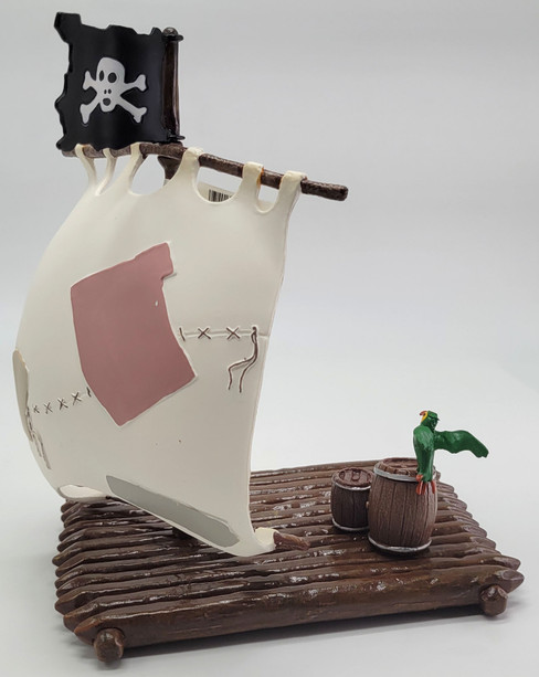 Papo Pirate Raft Playset - Side View