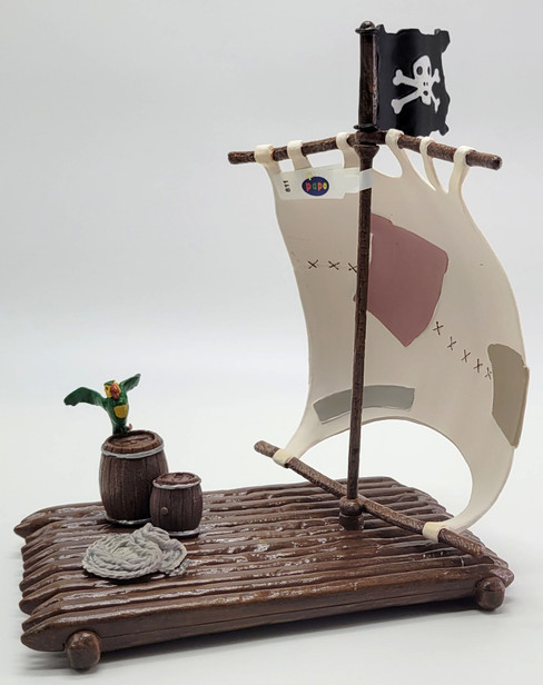 Papo Pirate Raft Playset - Back View