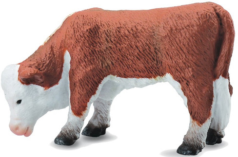 Hereford Calf (Grazing) (CollectA)