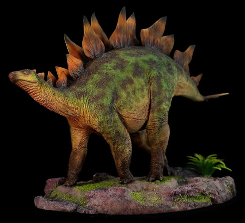 Haolonggood Stegosaurus 1:20 Statue #000 image left side view
