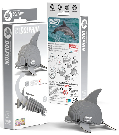 EUGY Dolphin 3D Puzzle #021  - box view