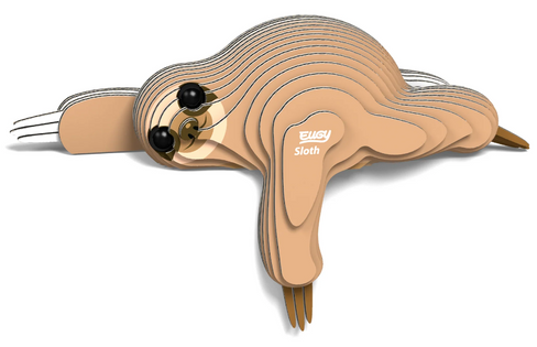 EUGY Sloth 3D Puzzle #032 - Manufacturer main image
