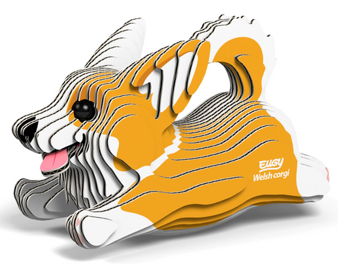 EUGY Welsh Corgi 3D Puzzle #080 - Manufacturer main image