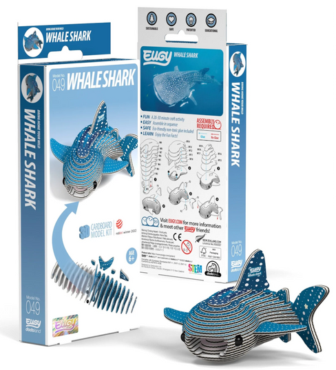 EUGY Whale Shark 3D Puzzle #049 - box view