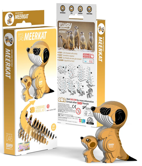 EUGY Meerkat 3D Puzzle #046 - Package image