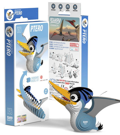 EUGY Ptero 3D Puzzle #053 - Package image