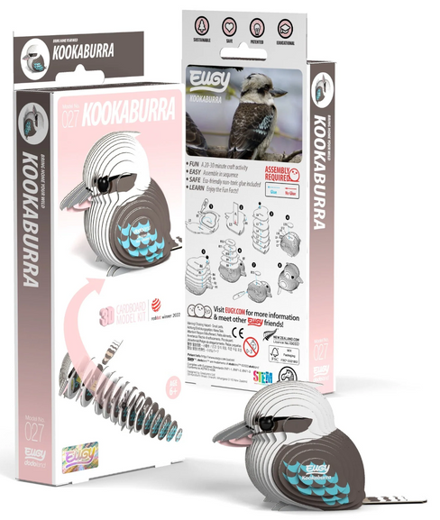 EUGY Kookaburra 3D Puzzle #027 - Package image
