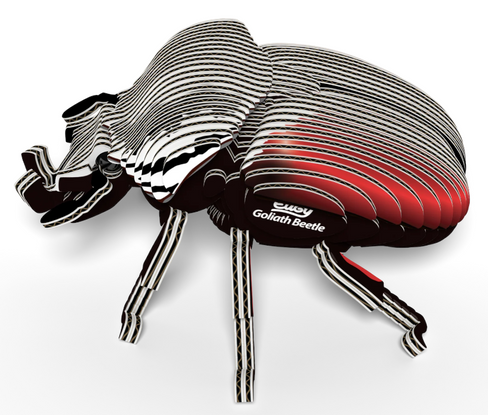 EUGY Goliath Beetle 3D Puzzle #111 - side image