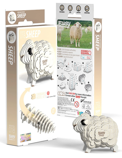 EUGY Sheep 3D Puzzle #018 - Package image