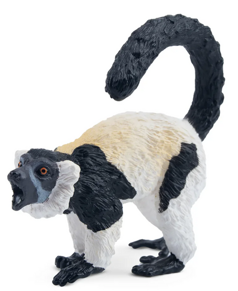Toymany Black and White Ruffed Lemur #00412 manufacturer hero image