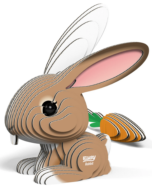 EUGY Rabbit 3D Puzzle #071 - Manufacturer hero image