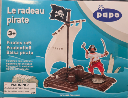 Papo Pirate Raft Boxed #62053 - Box Image