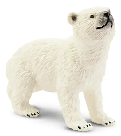 Toymany - Head-Raised Polar Bear cub #00265 hero image